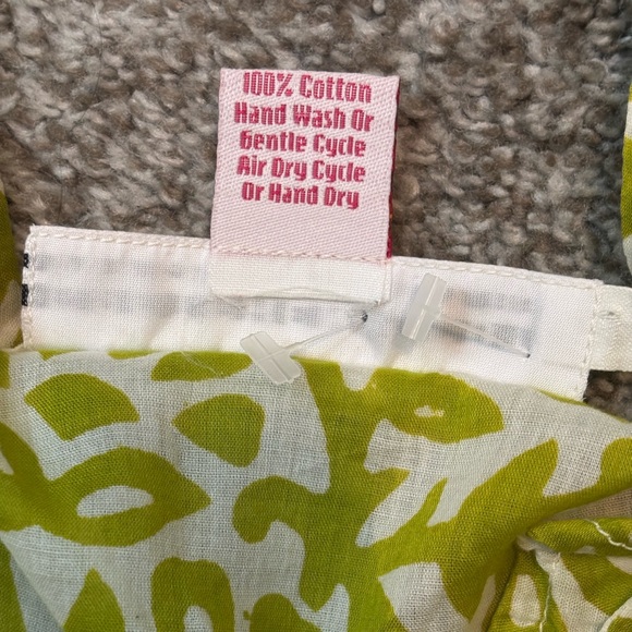 Gretchen Scott Designs Lime Green Patterned Midi Dress - Picture 4 of 4